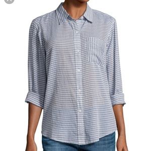 Current/Elliott | Anthropologie Stripe Button Down